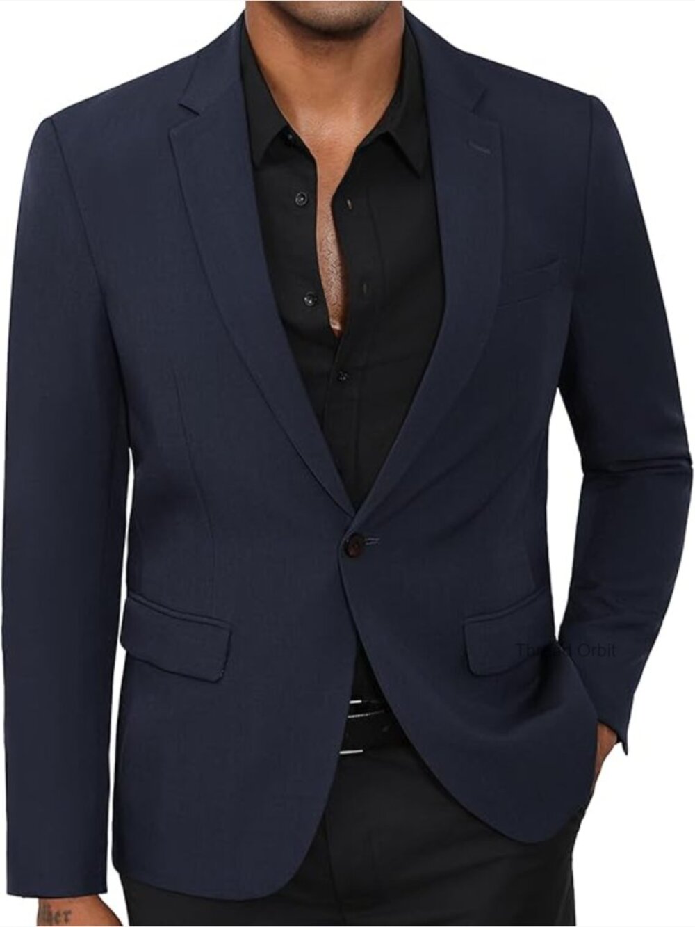 Men's Regular Fit Lightweight Blazer Sport Coat Business Casual Jacket